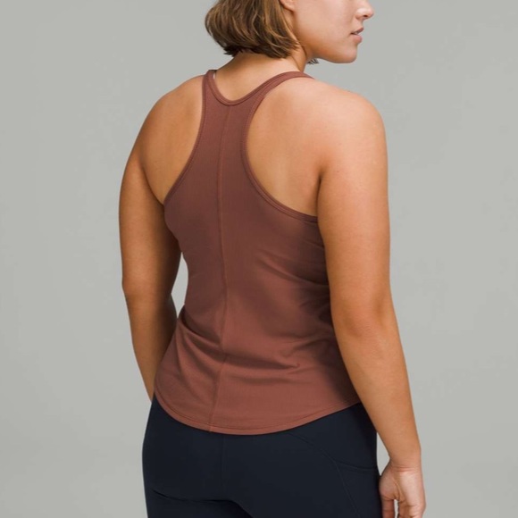 Lululemon Base Pace Ribbed Tank Ancient Copper Size 4 - Picture 4 of 7